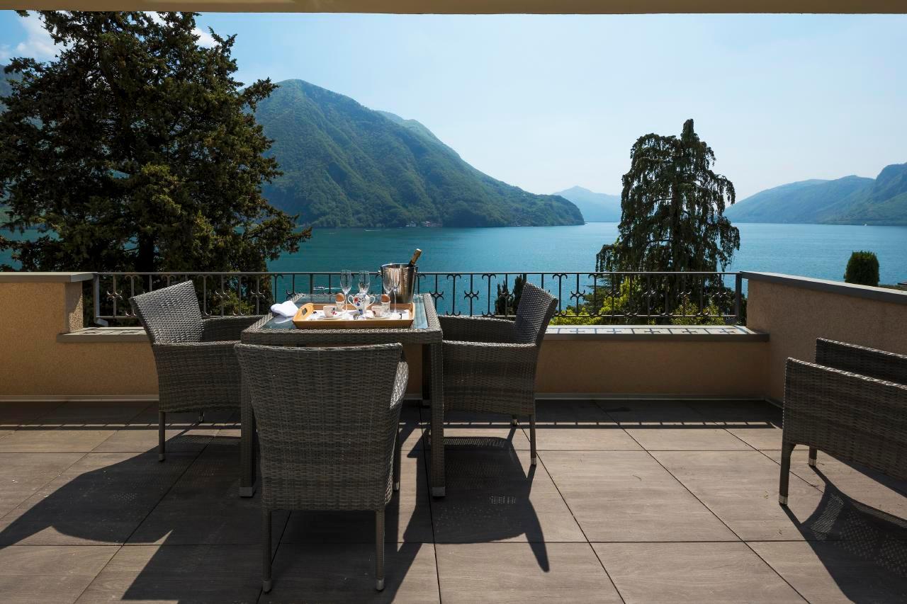 Bellavista Violetta: Luxury holiday apartment on  lake Lugano with splendid views