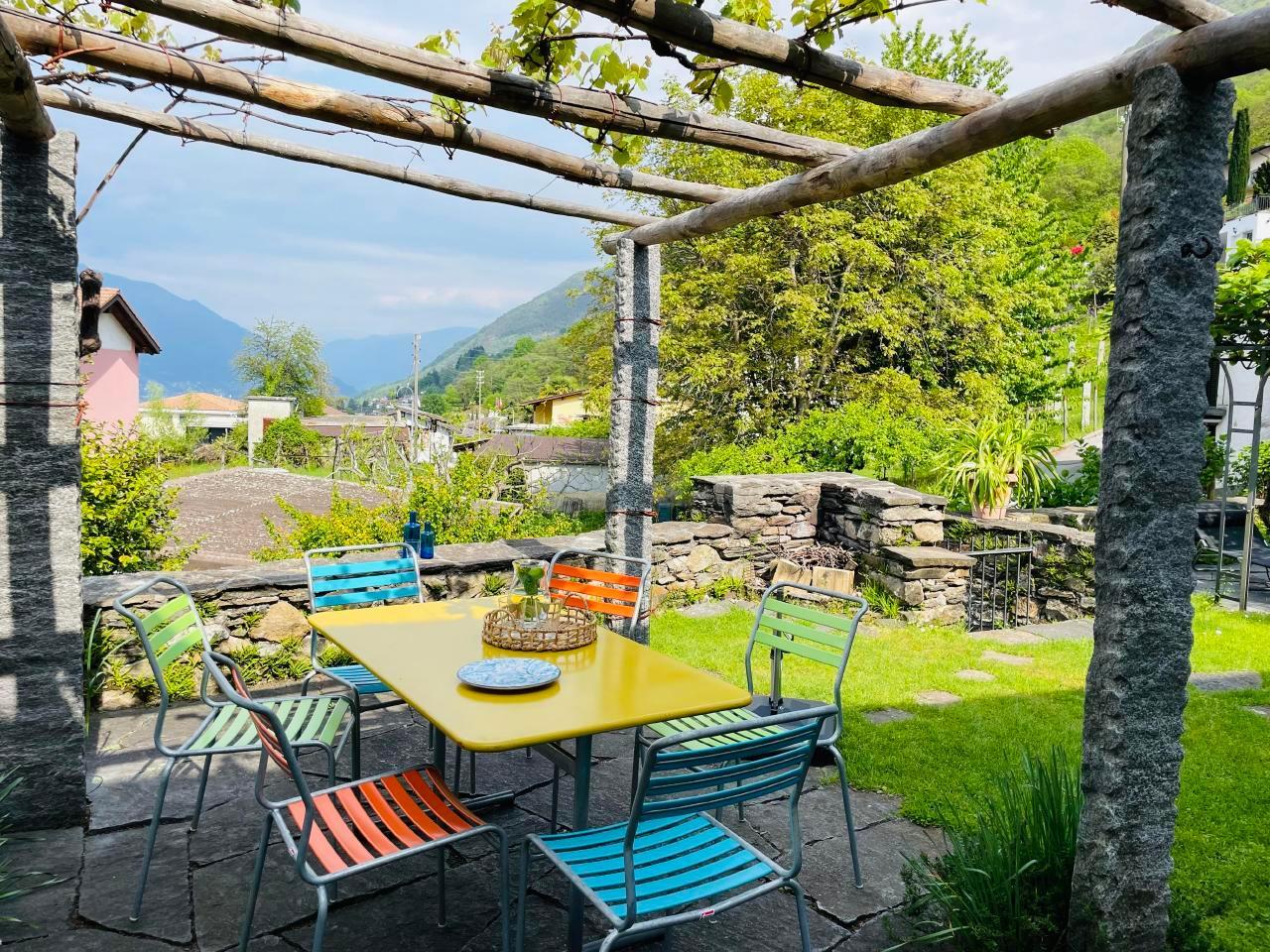 Rustico-Ferienwohnung mit Garten Casa-Ritz Ferienwohnung  Locarno Region