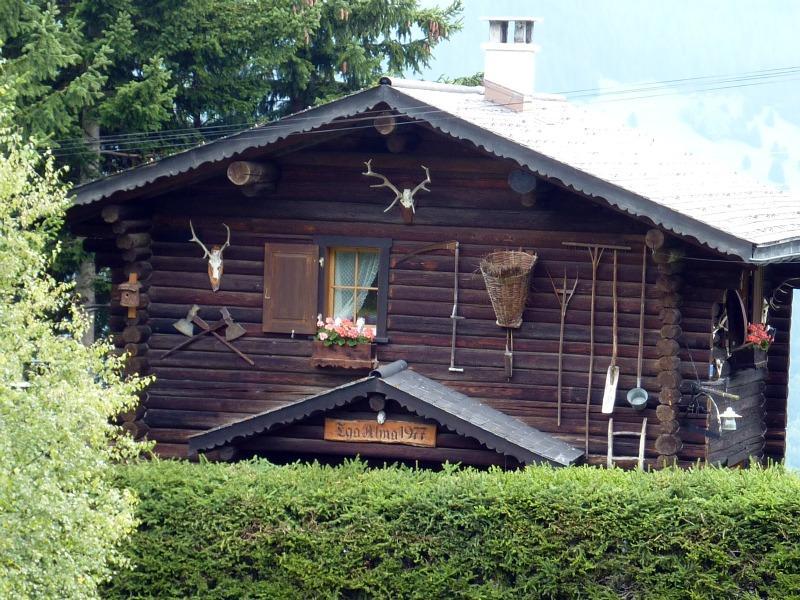 Ferienhaus Chalet Alphütte  oberhalb von Savo Ferienhaus in der Schweiz