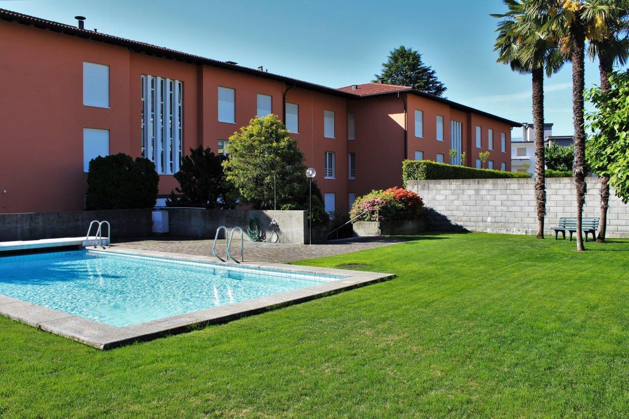Ferienwohnung Residenza al Mulin mit Pool an beste Ferienwohnung  Locarno Region